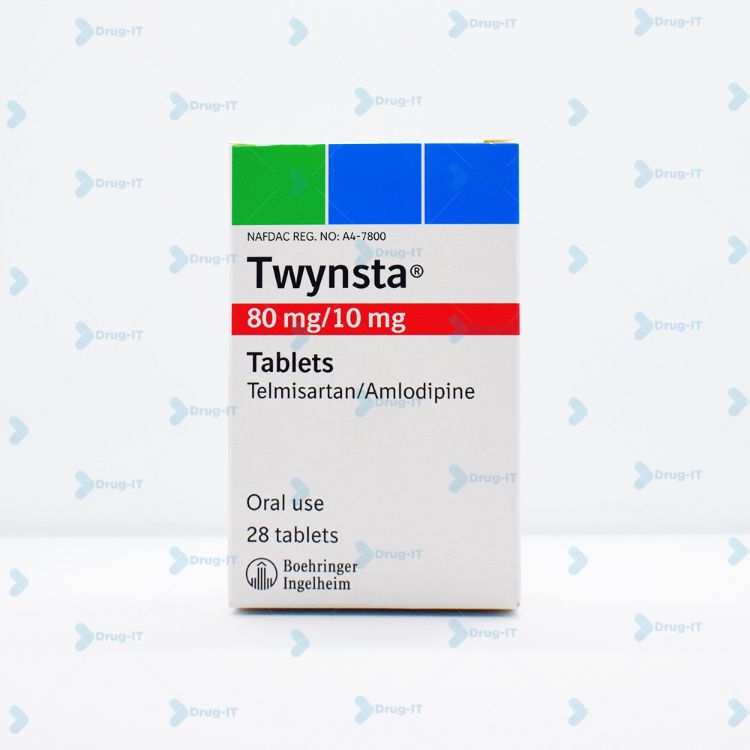 Twynsta 80mg, 10mg Tablet (28 Tablets) | GB